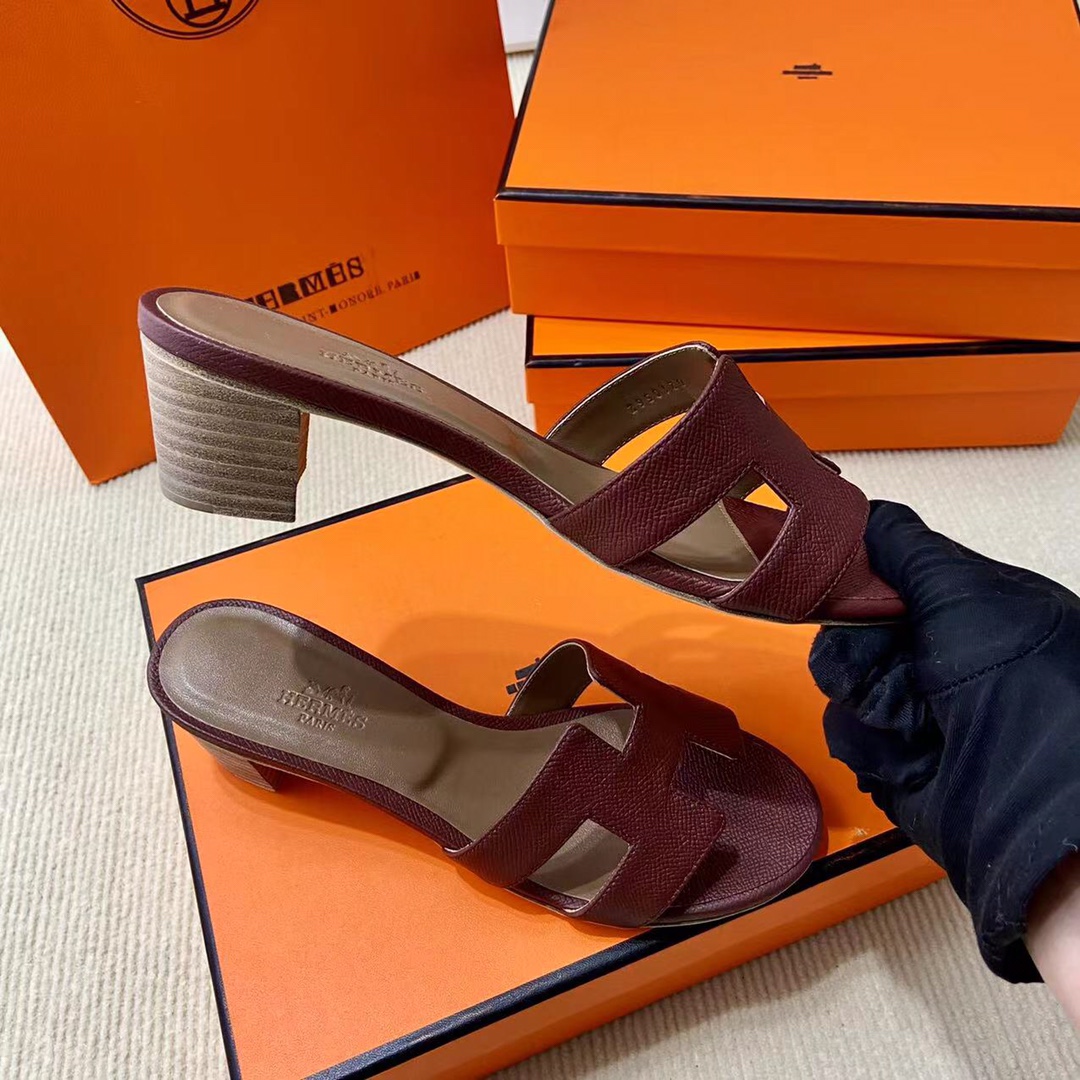 에르메스 올수공 오아시스 슬리퍼 샌들 앱송 22